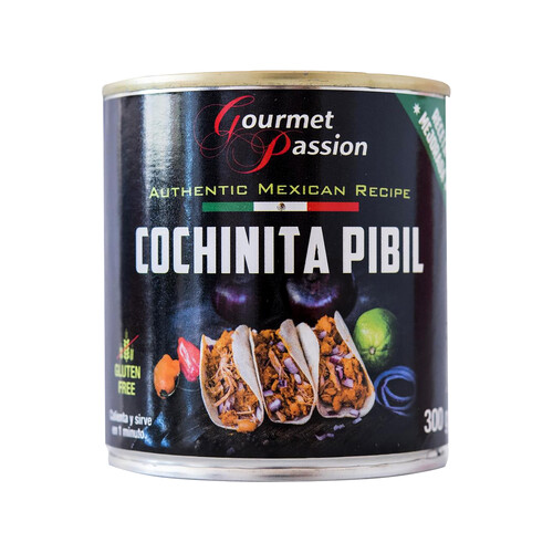 GOURMET PASSION Cochinita pibil (relleno taco, gusi basado en carne de cerdo) GOURMET PASSION 300 g.