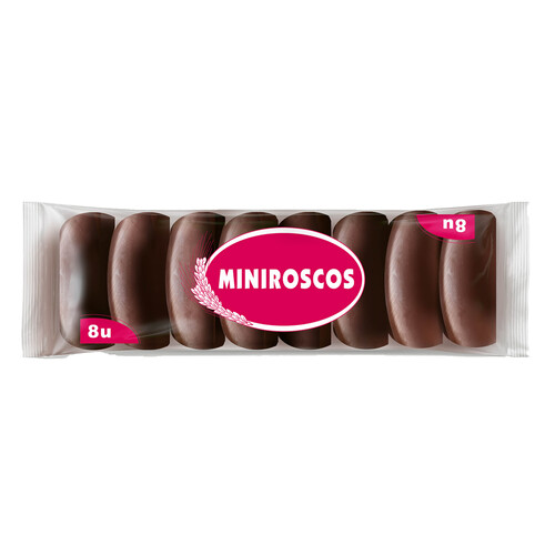 VICKY FOODS Mini roscos de cacao 8 uds x 155 g. 