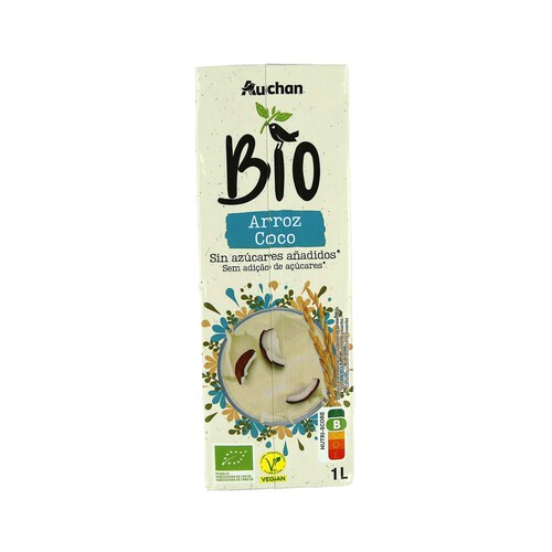 ALCAMPO ECOLÓGICO Bebida de arroz y coco ecológica ALCAMPO ECOLÓGICO 1 l.