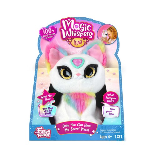 MAGIC whisper kities fuzzy friends 100 frases y sonidos