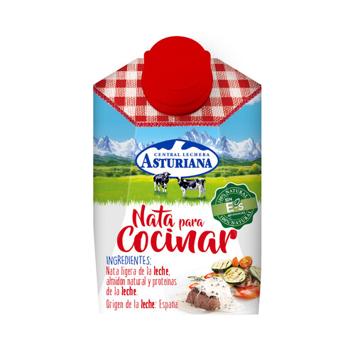 CENTRAL LECHERA ASTURIANA Nata líquida para cocinar sin aditivos artificiales CENTRAL LECHERA ASTURIANA 200 ml.