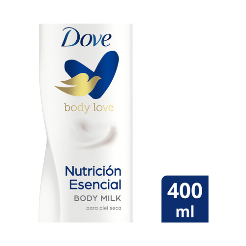 DOVE Loción corporal nutritiva para pieles secas DOVE Body love 400 ml.