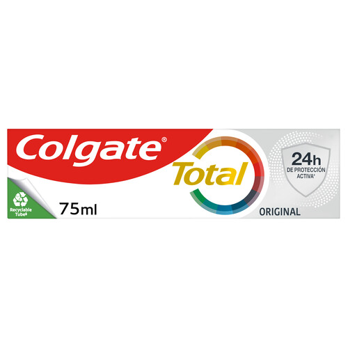 Pasta de dientes con protección 8 en 1 COLGATE Total Original 75 ml.
