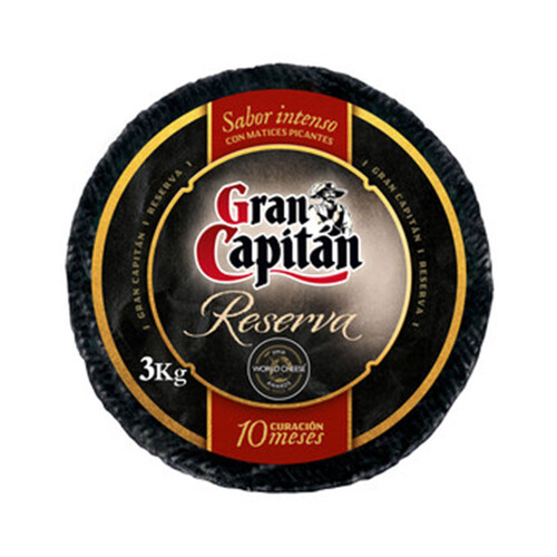 Queso curado añejo GRAN CAPITÁN  - Trozo