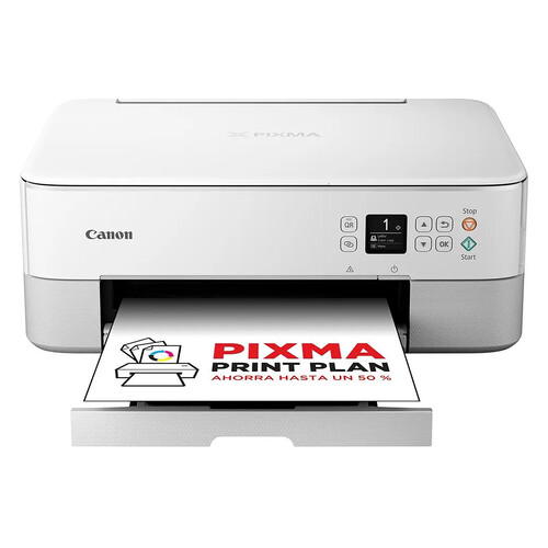 CANON Impresora Multifunción Pixma TS5351, color blanco, Wi-Fi, B-N 13PPM, A4.