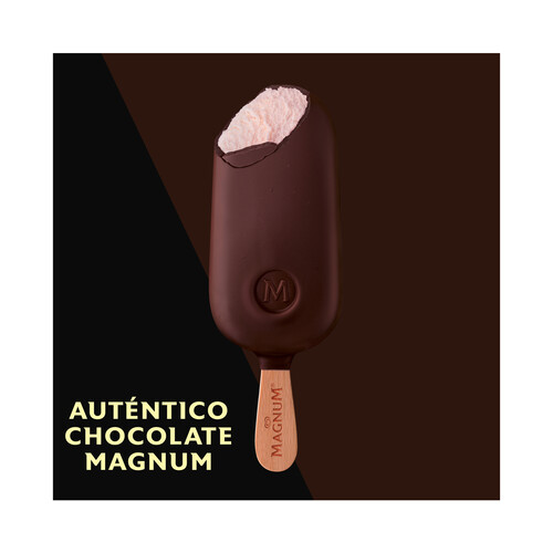 MAGNUM Collection frac bombón helado de nata recubierto de chocolate 3 x 90 ml.