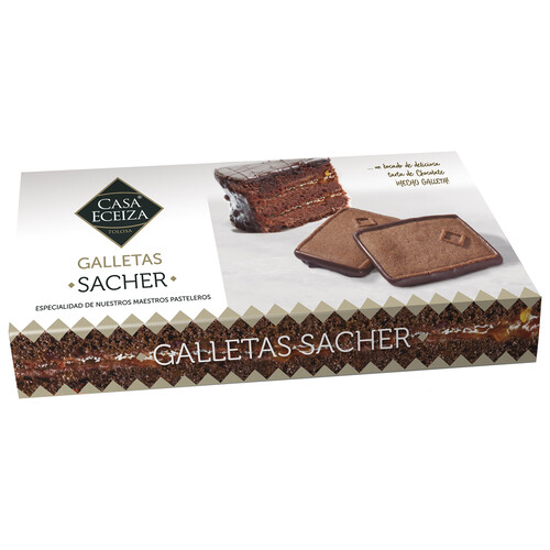 CASA ECEIZA Galletas tipo Sacher (tarta de chocolate) 120 g.