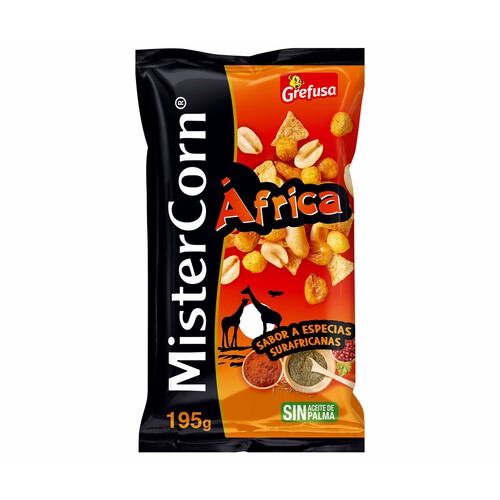 MISTER CORN Cocktail frito sabores de África MISTER CORN 195 g..