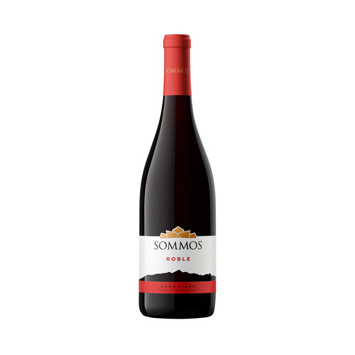 SOMMOS Vino tinto roble con D.O.P. Somontano SOMMOS botella 75 cl.