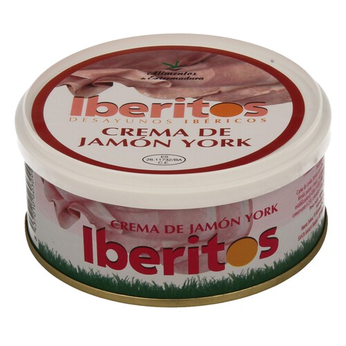 IBERITOS Untable de jamón de york IBERITOS lata de 250 g.