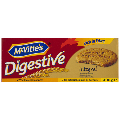 Mc VITIE'S Galletas integrales digestive 400 g.