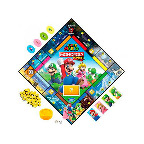 Monopoly Junior Super Mario HASBRO Gaming +8 años.