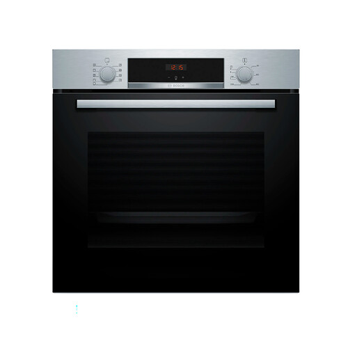 Horno multifunción BOSCH HBA 514ES3, Inox, capacidad: 71L, A+, A: 67,5cm, H: 66cm, F: 69cm. 