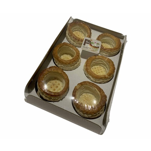 Vol-au-vent 75 mm 6 unidades 150 gr.