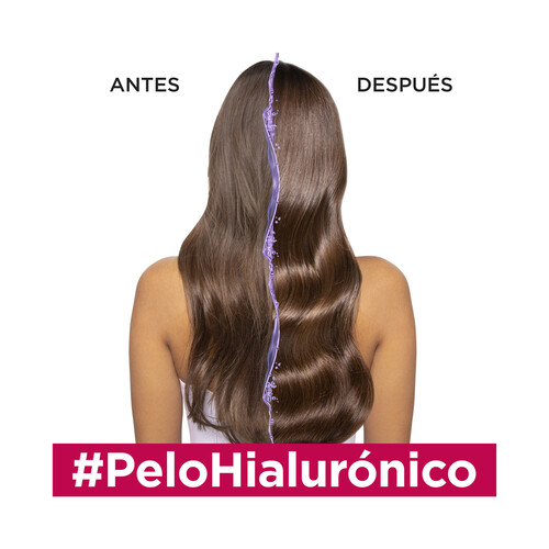 ELVIVE Champú hidratante hasta 72 horas con ácido Hialurónico, para cabello deshidratado ELVIVE Hidra hialurónico 700 ml.