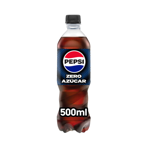 PEPSI MAX  Refresco de cola zero sin azúcar botella 50 cl.