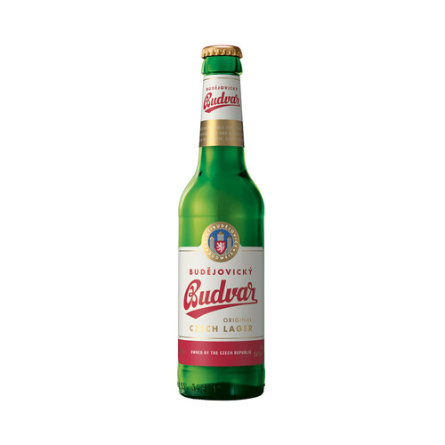 BUDEJOVICKY BUDVAR Cerveza rubia botella 33 cl.