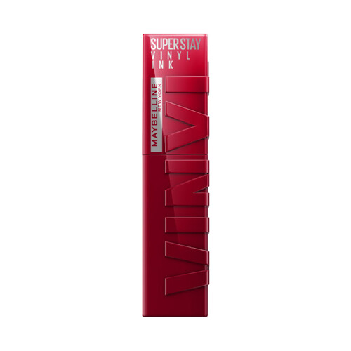 MAYBELLINE Superstay vinyl ink  tono 055 Royal Lápiz de labios en tinta líquida con acabado efecto vinilo.