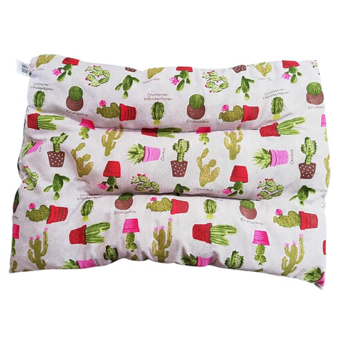 ZOOMASCOTAS Colchoneta perro rectangular, con estampado de cactus Talla L. 