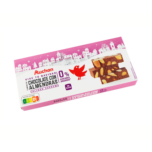 PRODUCTO ALCAMPO Turrón de chocolate sin azúcares añadidos 200g