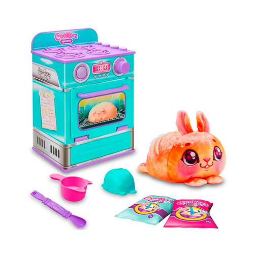 Horno mágico, +5 años, incluye peluche sorpresa, COOKEEZ MAKERY.