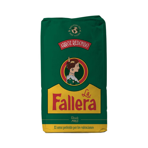 LA FALLERA Arroz redondo paquete de 1 kg.