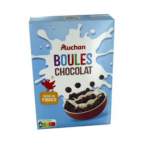 PRODUCTO ALCAMPO Cereales con forma de bolitas de chocolate 375 g.