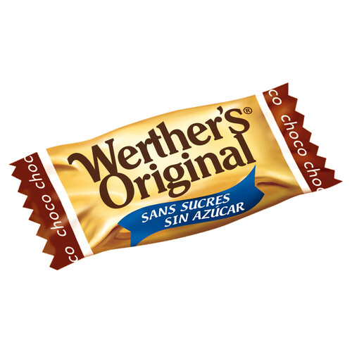 WERTHER'S ORIGINAL Caramelos sabor a chocolate sin azúcar WERTHER'S ORIGINAL 60 gr.