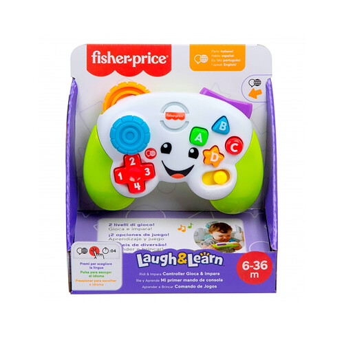 FISHER PRICE Juguete mi primer mando de consola de Laugh & Learn