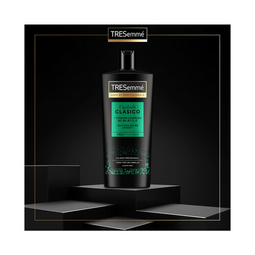 TRESEMMÉ Cuidado clásico Champú con vitamin complex (B3, B6, B7, C y E), para todo tipo de cabellos 400 ml.