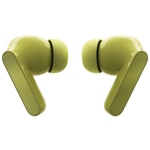 Auriculares Inalámbricos Bluetooth MOTOROLA Moto Buds Green PG38C05790, estuche cargador, 9h de autonomía. 