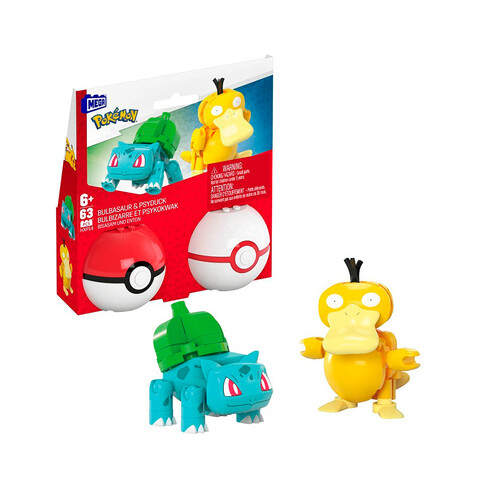 Pack de 2 pokeballs surtidas MEGA Construx Pokemon, MATTEL.