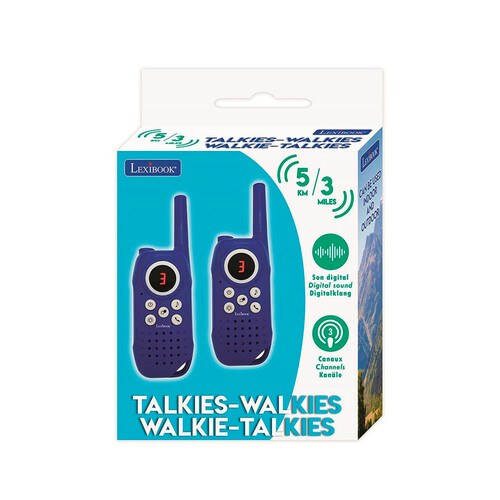 Walkie talkies digitales, rango de 5 km, LEXIBOOK.