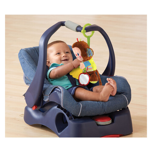 Monito bebé Peluche interactivo con mordedor Juguete para el carrito VTech Baby. Edad recomendada desde 3-24 meses