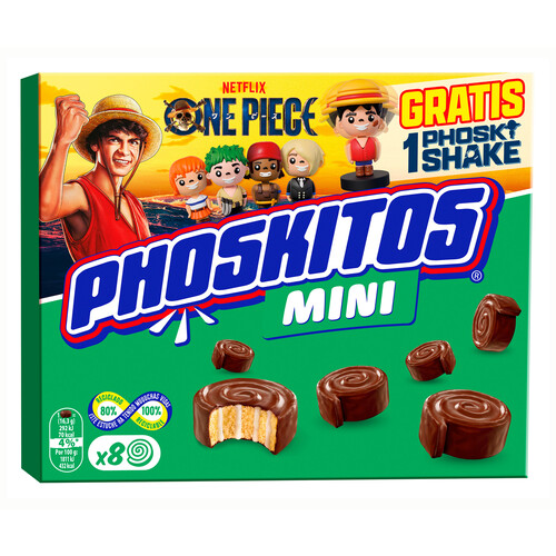 PHOSKITOS Pastelitos phoskitos mini 8 uds. 130 gr,