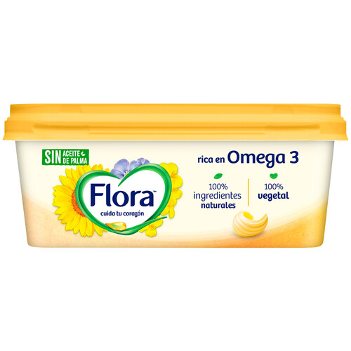 FLORA Materia grasa para untar vegetal 59%  225 g.