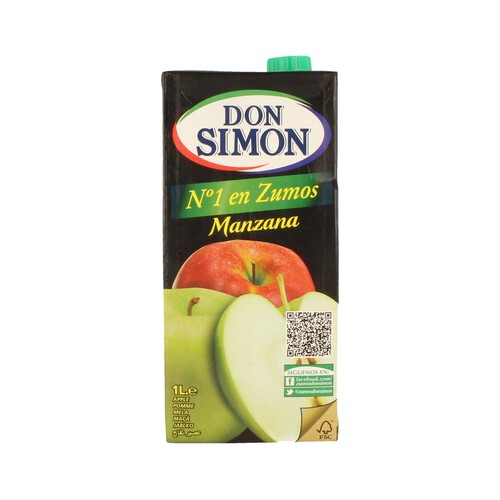 DON SIMON Zumo de manzana DON SIMON brick de 1 l.