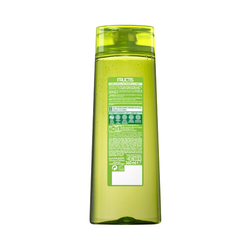 FRUCTIS Champú fortificante para cabello frágil con tendencia a caerse FRUCTIS Vitamin force de Garnier 360 ml.