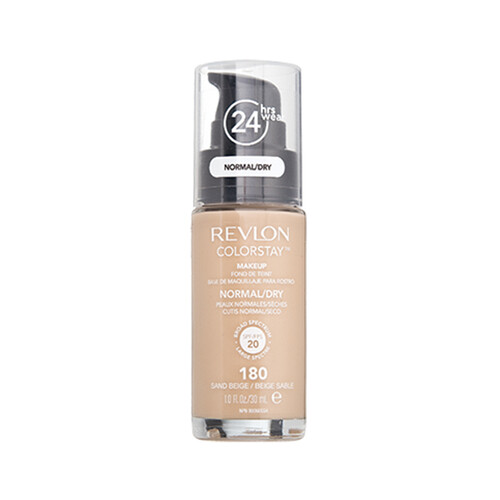 REVLON Colorstay Base de maquillaje líquida y de larga duración, para pieles mixtas a grasas, tono 180 Sand beige.