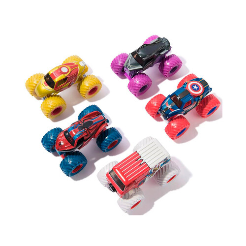 Set de 5 coches Monster Jam Marvel Heroes, MONSTER JAM.