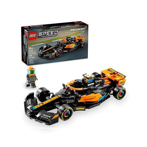  LEGO Speed Champions, coche de carreras McLaren fórmula1, 245 piezas.