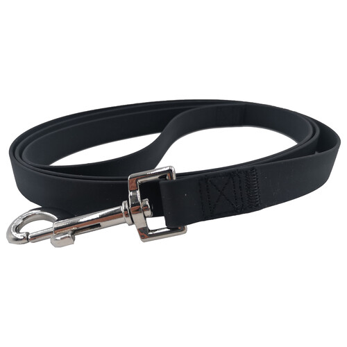 PRODUCTO ALCAMPO Correa de 2 cm. negra para perro 1.5 m.