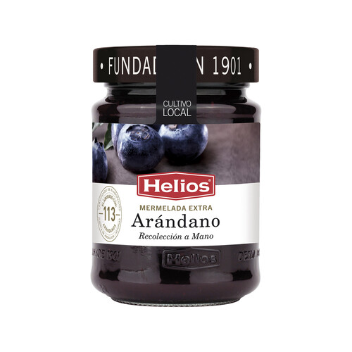 HELIOS Mermelada de arándanos y fresa 340 g.