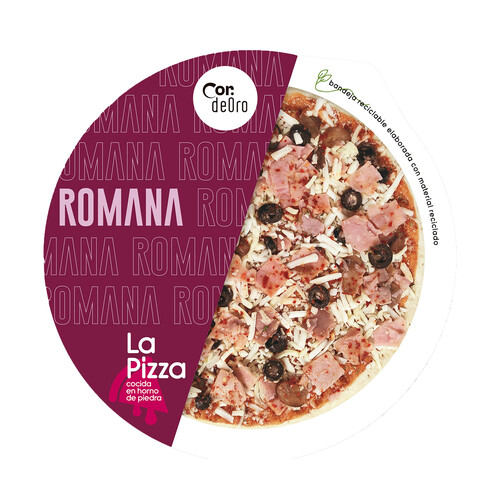 DEORO Pizza romana 400 g.