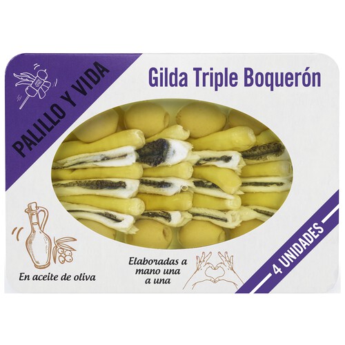 BOKEO Gilda triple boquerón 120 gr.