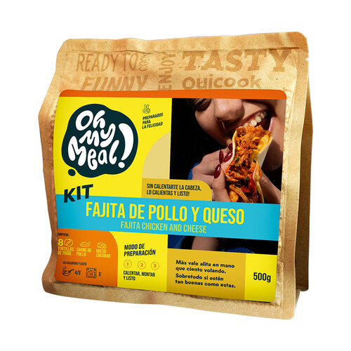 OH MY MEAL! Fun kit fajita de pollo estilo mexicana 500 g.