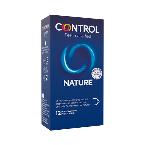 CONTROL Preservativos lubricados con perfecta adaptabilidad CONTROL Nature 12 uds.