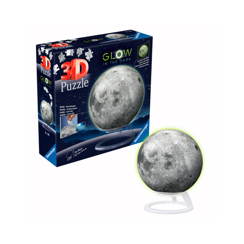 Puzzle 3D La Luna de 72 piezas, RAVENSBURGER.