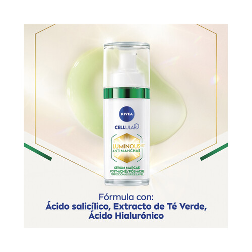 NIVEA Sérum perfeccionador de la piel, con ácido Salicílico NIVEA Cellular luminous 630º 30 ml.