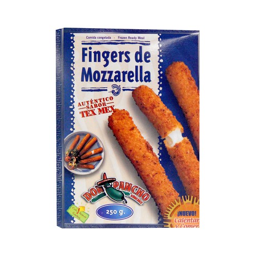 DON PANCHO Fingers de mozzarella (palitos de queso) 250 g.
